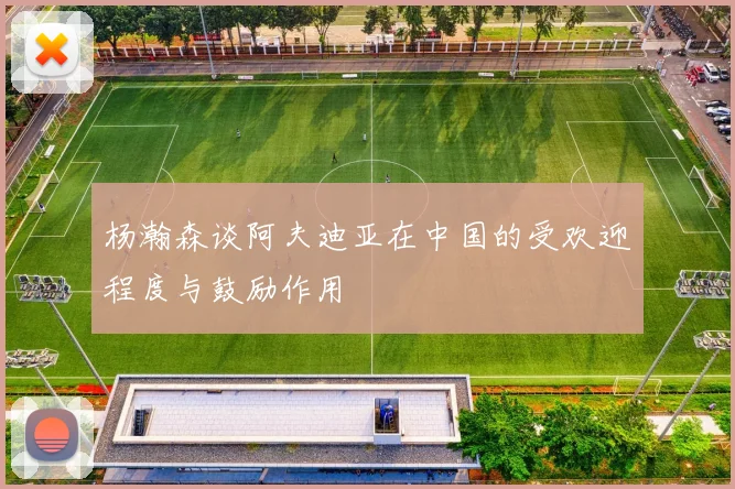 杨瀚森谈阿夫迪亚在中国的受欢迎程度与鼓励作用